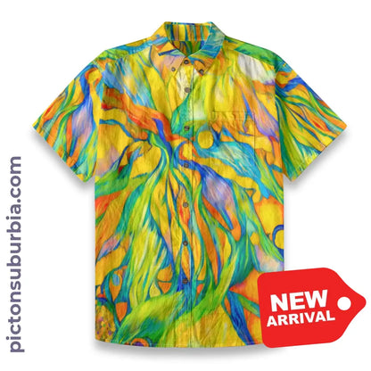 All-Over Print Men’s Breathable Shirt|140GSM Slub Cotton