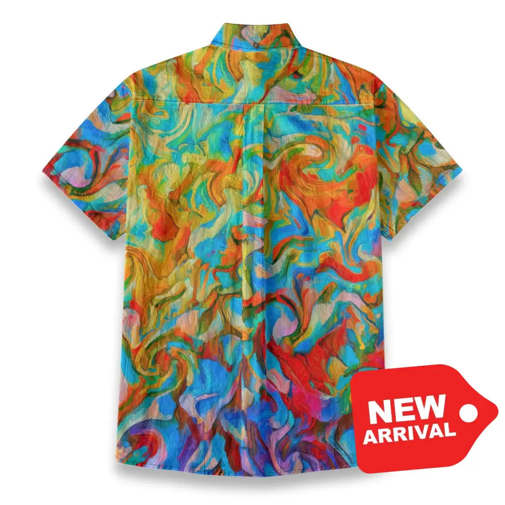 All-Over Print Men’s Breathable Shirt|140GSM Slub Cotton