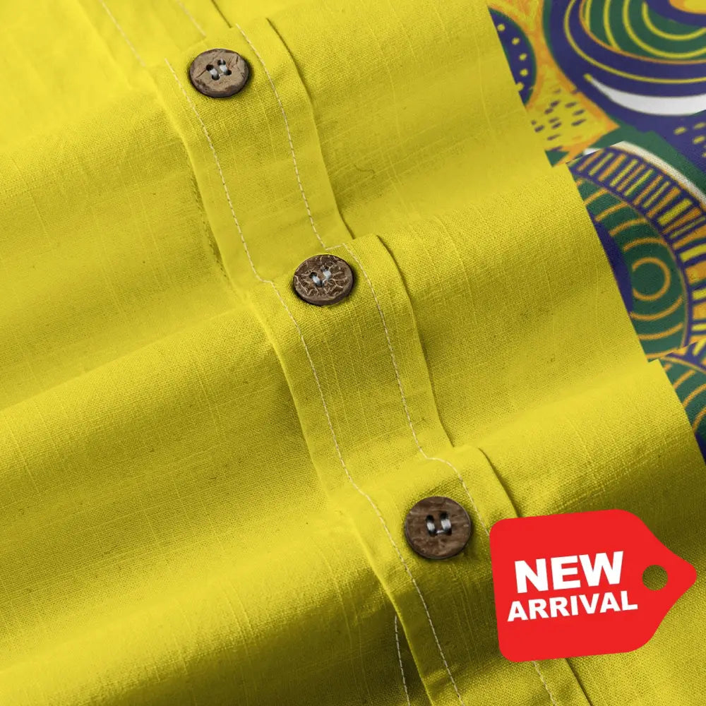 All-Over Print Men’s Breathable Shirt|140GSM Slub Cotton