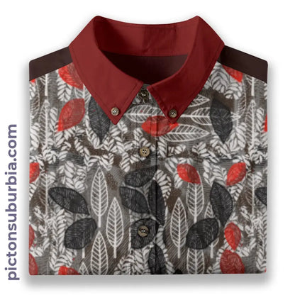 All-Over Print Men’s Breathable Shirt|140GSM Slub Cotton