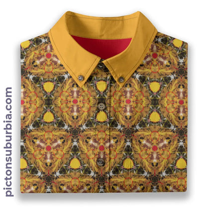 All-Over Print Men’s Breathable Shirt|140GSM Slub Cotton