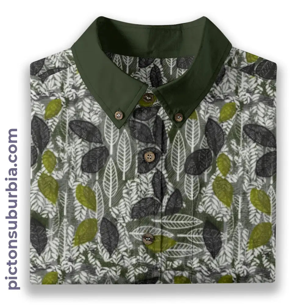 All-Over Print Men’s Breathable Shirt|140GSM Slub Cotton