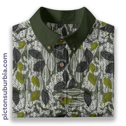 All-Over Print Men’s Breathable Shirt|140GSM Slub Cotton