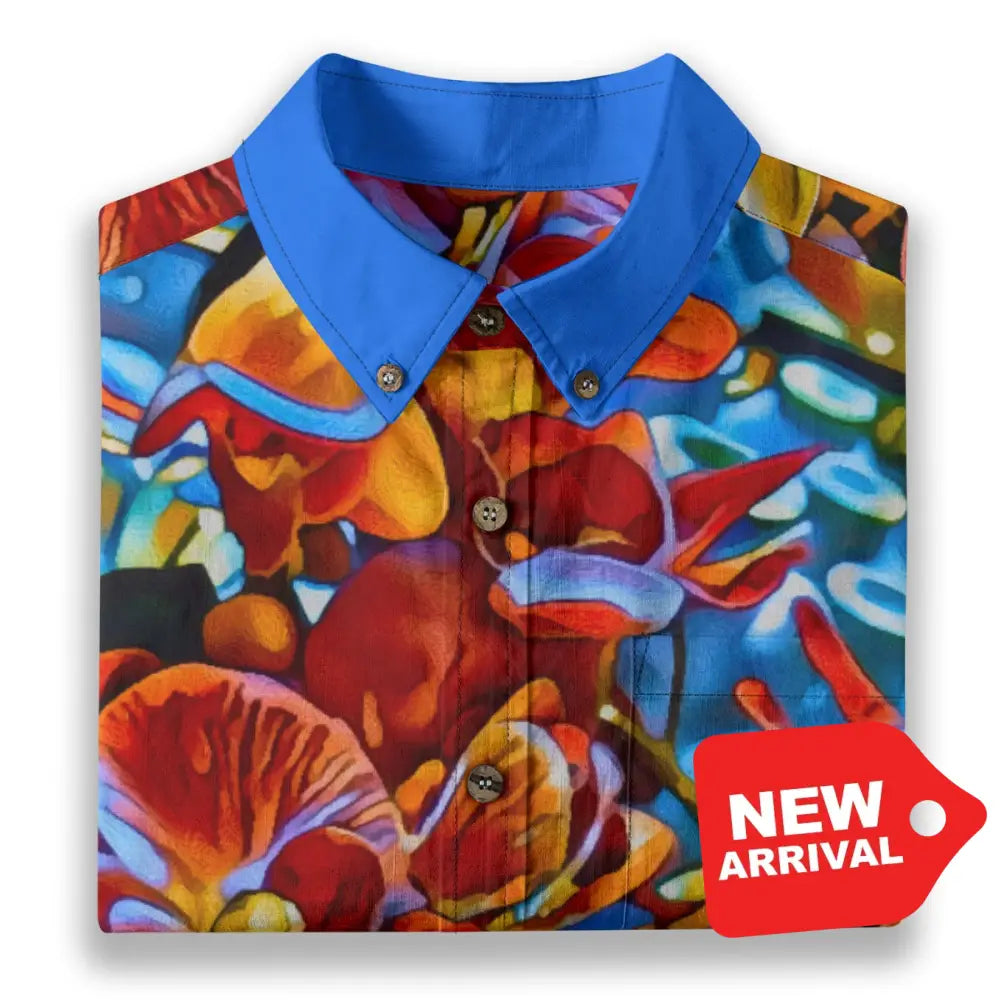 All-Over Print Men’s Breathable Shirt|140GSM Slub Cotton