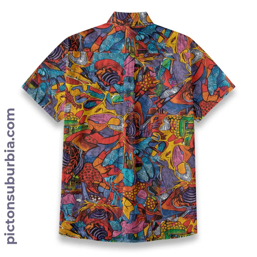 All-Over Print Men’s Breathable Shirt|140GSM Slub Cotton