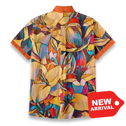 All-Over Print Men’s Breathable Shirt|140GSM Slub Cotton