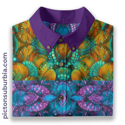 All-Over Print Men’s Breathable Shirt|140GSM Slub Cotton