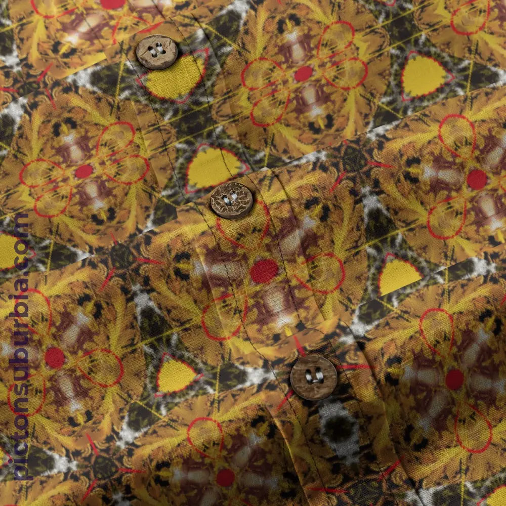 All-Over Print Men’s Breathable Shirt|140GSM Slub Cotton