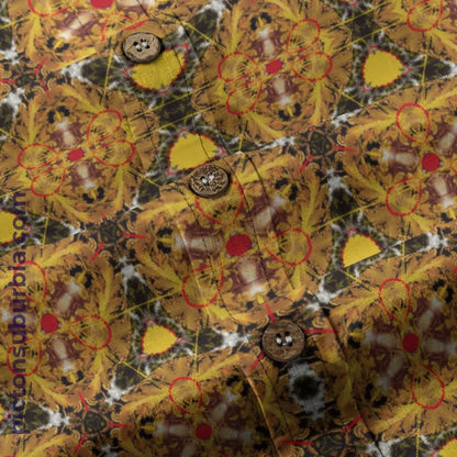 All-Over Print Men’s Breathable Shirt|140GSM Slub Cotton