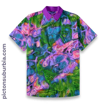 All-Over Print Men’s Breathable Shirt|140GSM Slub Cotton