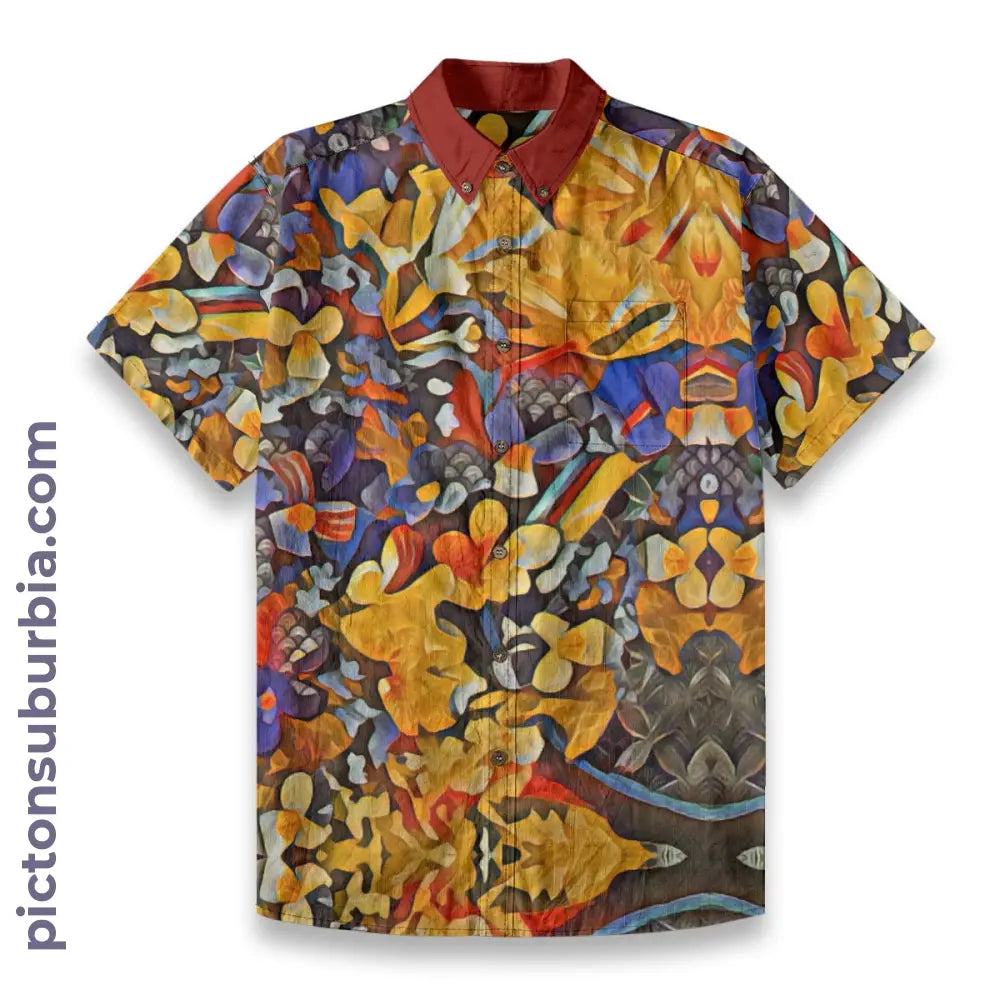 All-Over Print Men’s Breathable Shirt|140GSM Slub Cotton