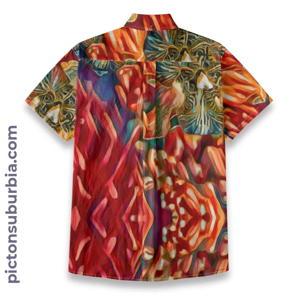 All-Over Print Men’s Breathable Shirt|140GSM Slub Cotton