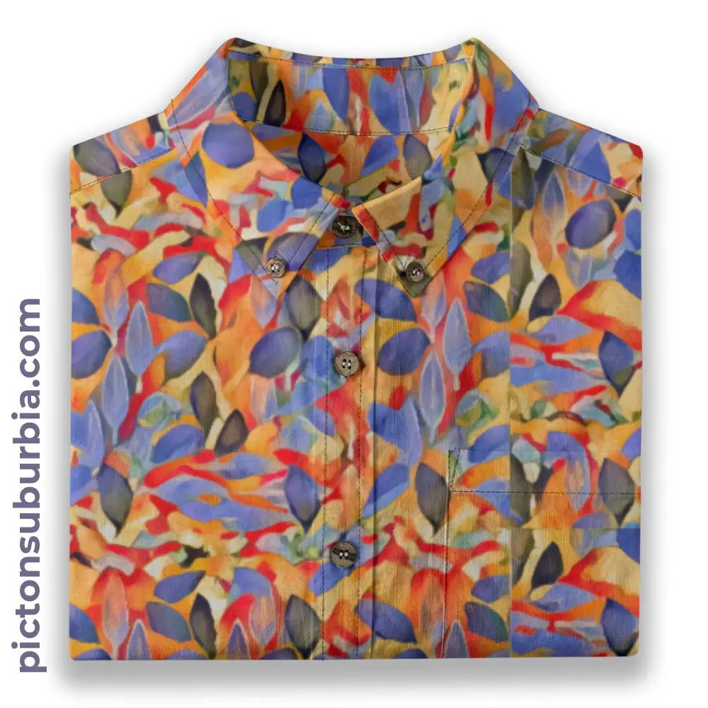 All-Over Print Men’s Breathable Shirt|140GSM Slub Cotton