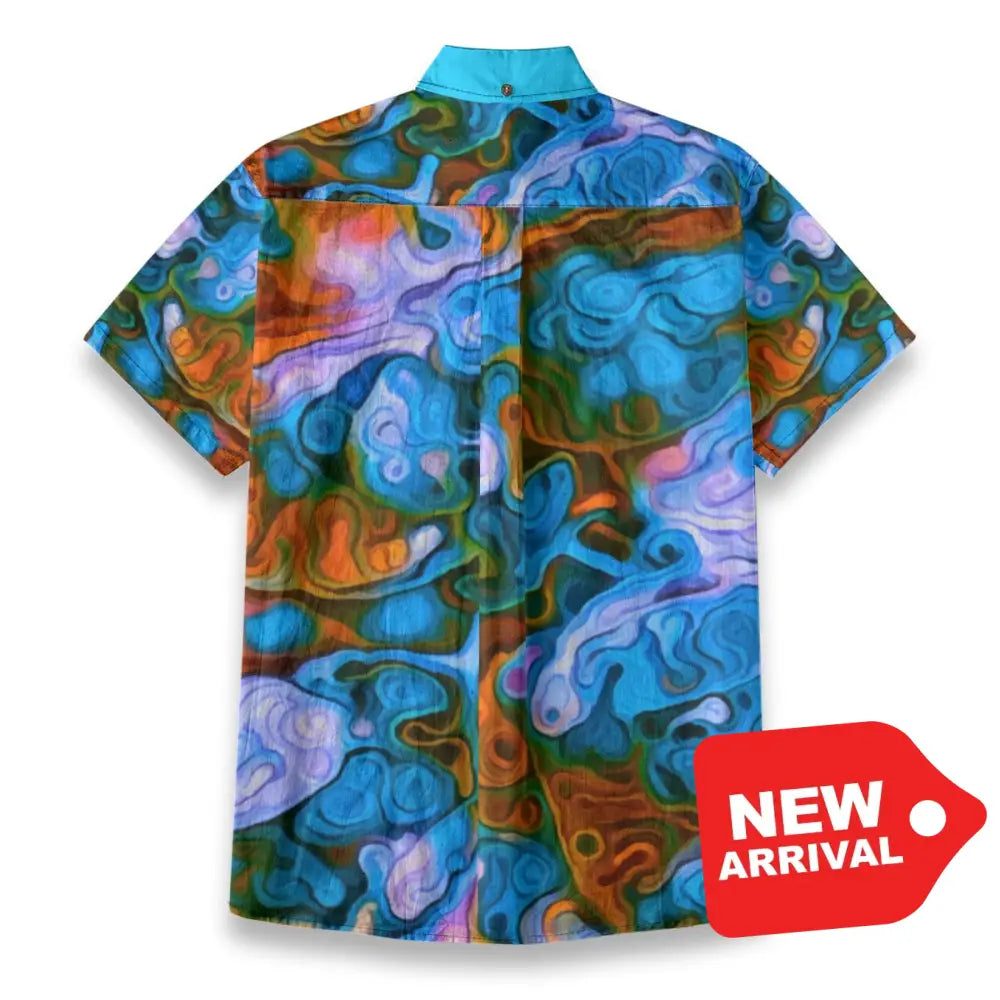 All-Over Print Men’s Breathable Shirt|140GSM Slub Cotton