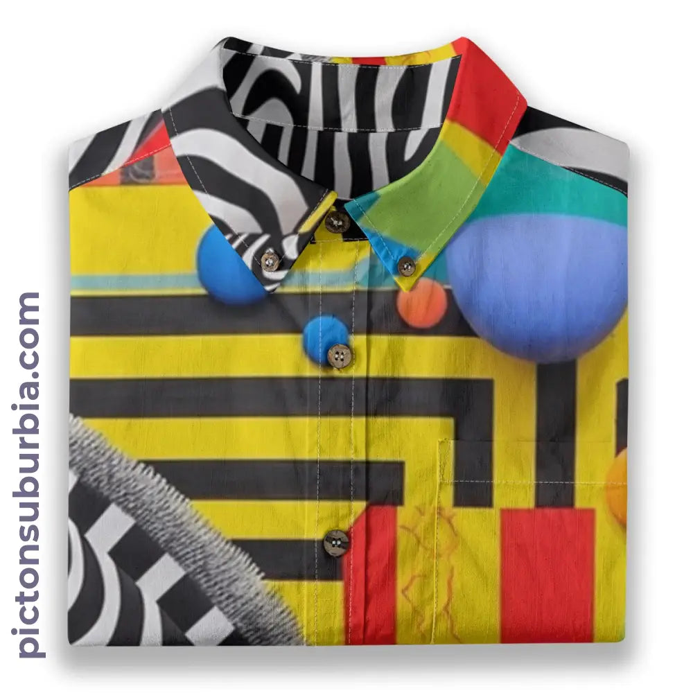 All-Over Print Men’s Breathable Shirt|140GSM Slub Cotton