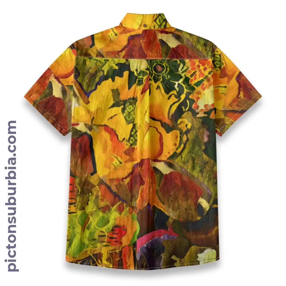 All-Over Print Men’s Breathable Shirt|140GSM Slub Cotton