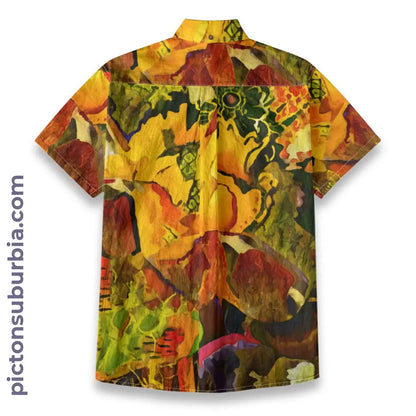 All-Over Print Men’s Breathable Shirt|140GSM Slub Cotton