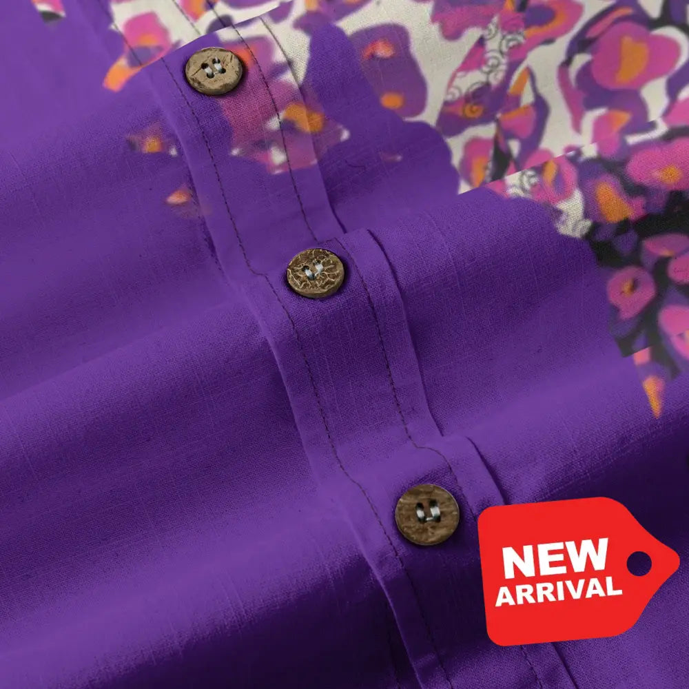 All-Over Print Men’s Breathable Shirt|140GSM Slub Cotton
