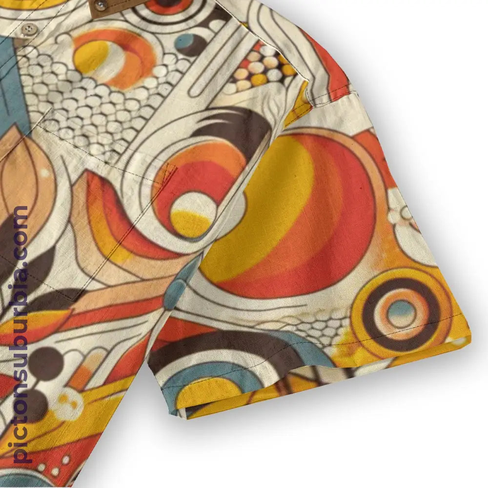 All-Over Print Men’s Breathable Shirt|140GSM Slub Cotton