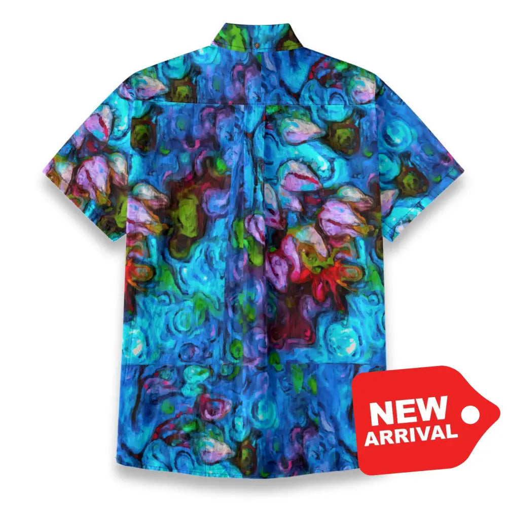 All-Over Print Men’s Breathable Shirt|140GSM Slub Cotton