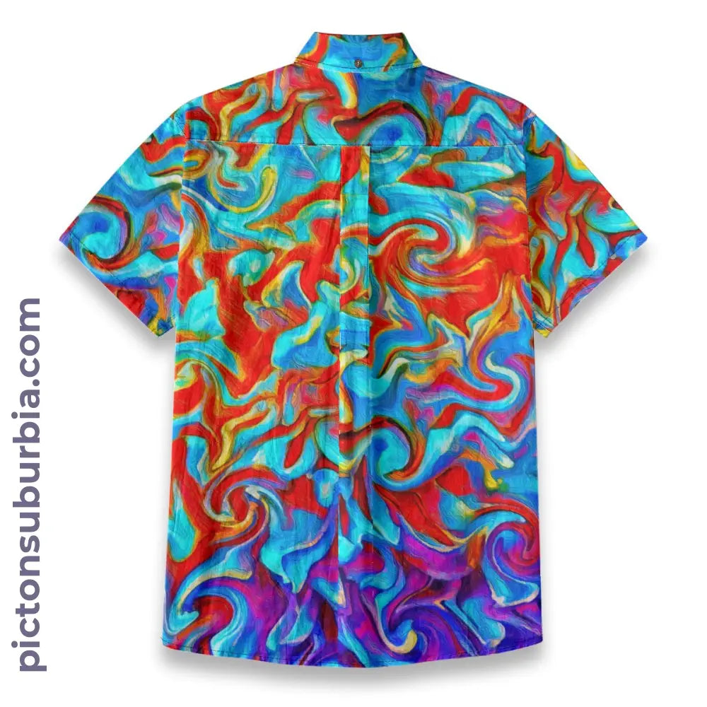 All-Over Print Men’s Breathable Shirt|140GSM Slub Cotton