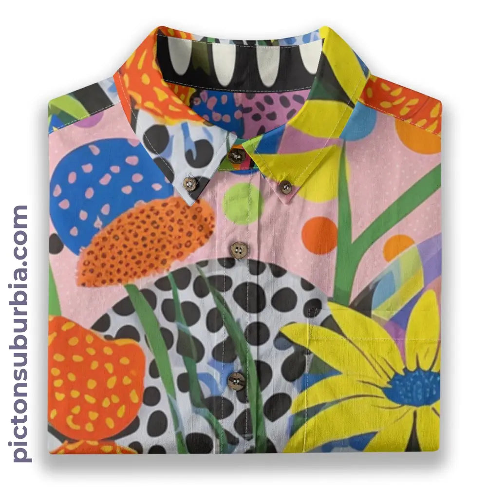 All-Over Print Men’s Breathable Shirt|140GSM Slub Cotton