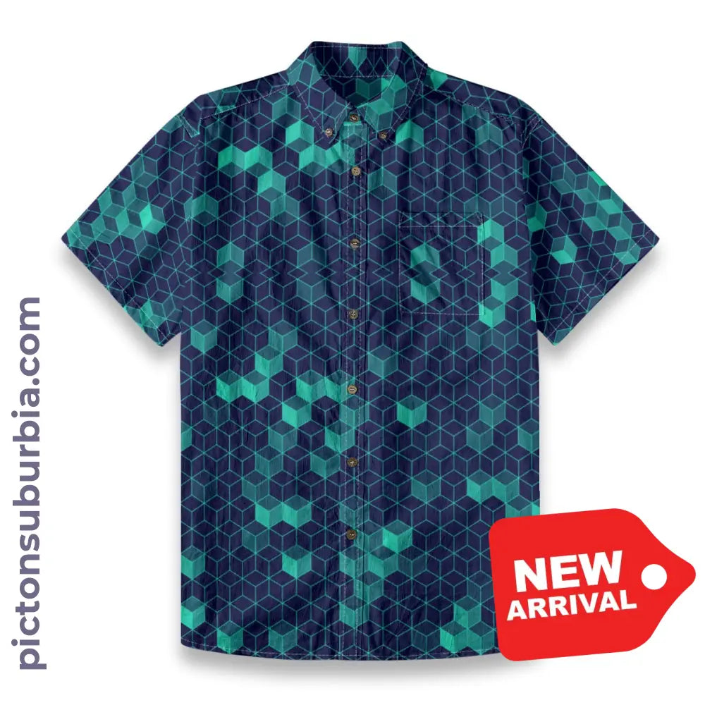 All-Over Print Men’s Breathable Shirt|140GSM Slub Cotton