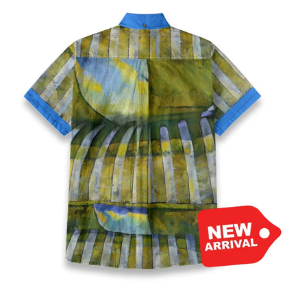 All-Over Print Men’s Breathable Shirt|140GSM Slub Cotton