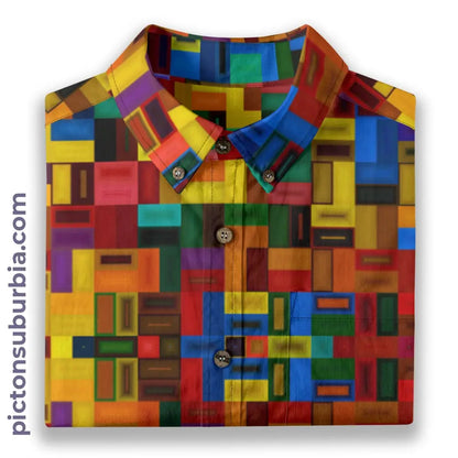 All-Over Print Men’s Breathable Shirt|140GSM Slub Cotton