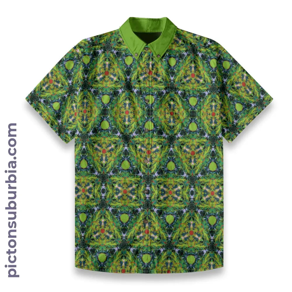 All-Over Print Men’s Breathable Shirt|140GSM Slub Cotton