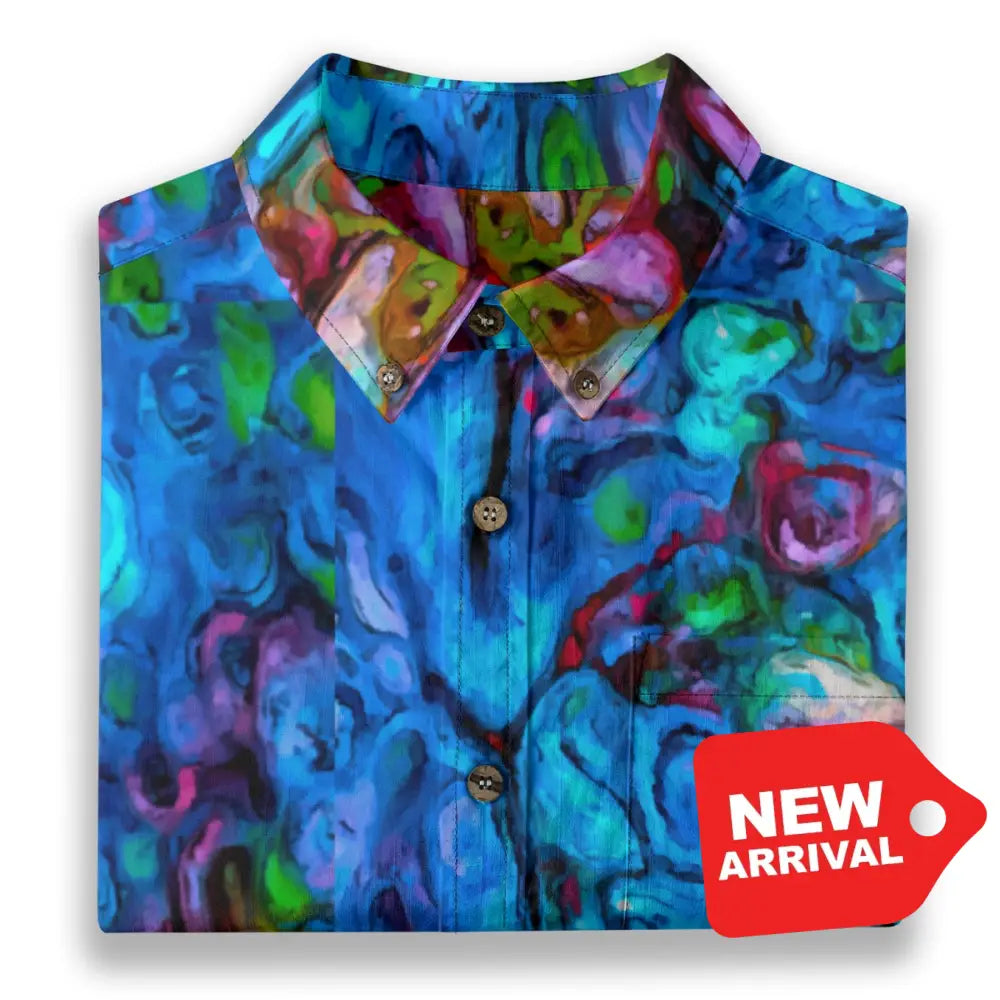 All-Over Print Men’s Breathable Shirt|140GSM Slub Cotton