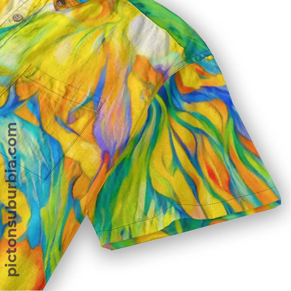 All-Over Print Men’s Breathable Shirt|140GSM Slub Cotton