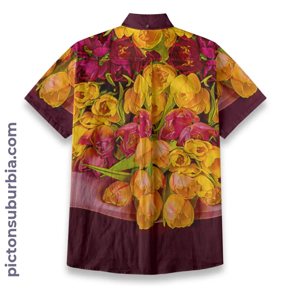 All-Over Print Men’s Breathable Shirt|140GSM Slub Cotton