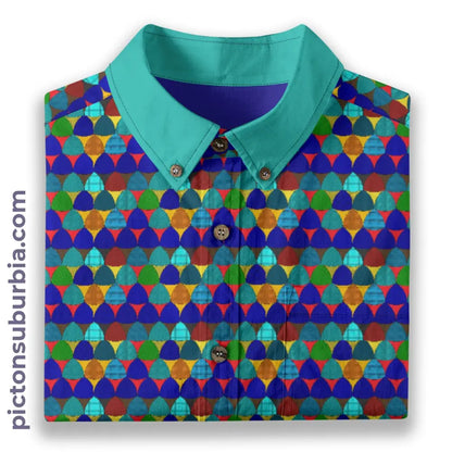 All-Over Print Men’s Breathable Shirt|140GSM Slub Cotton