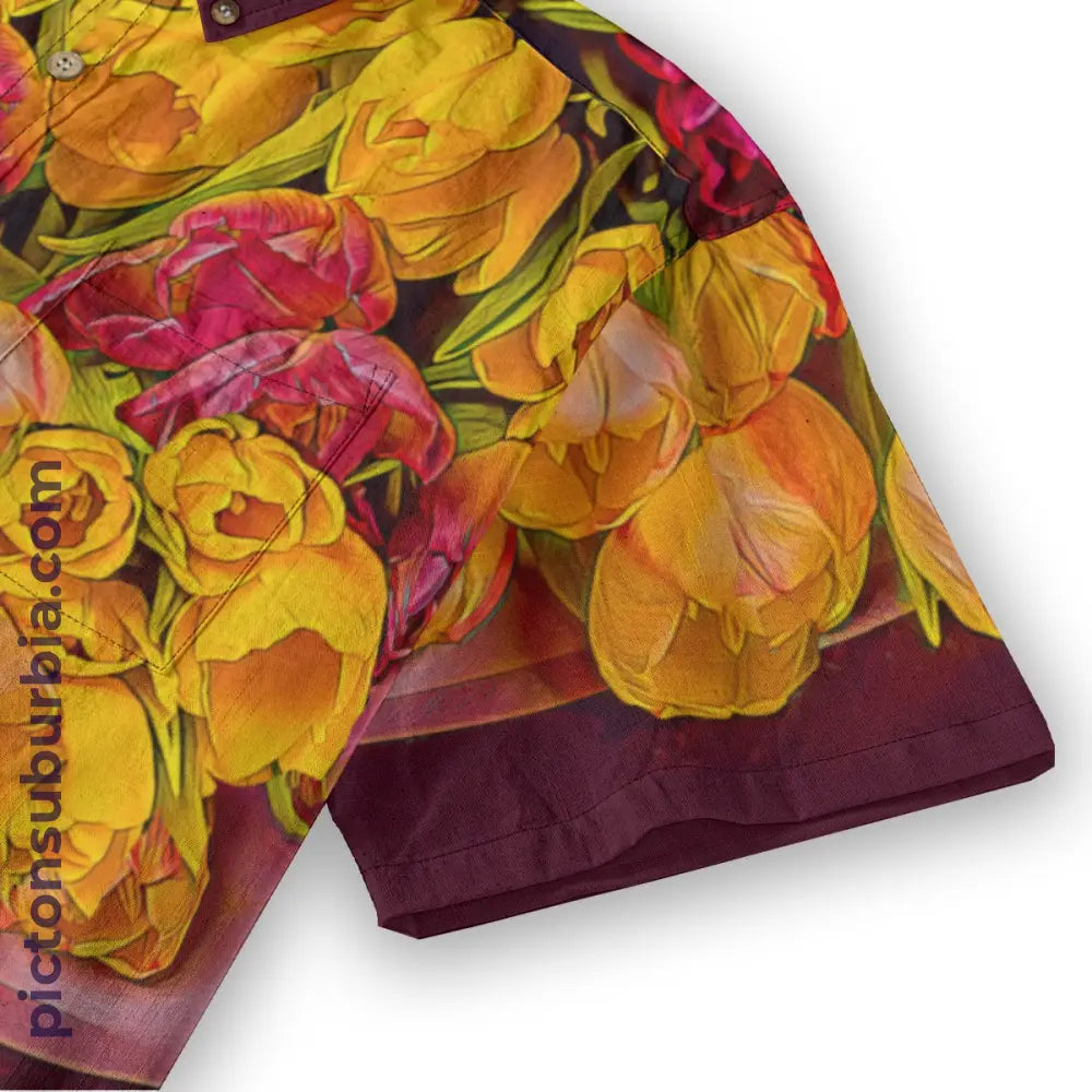 All-Over Print Men’s Breathable Shirt|140GSM Slub Cotton
