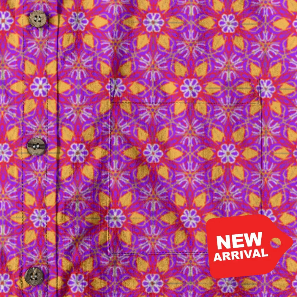 All-Over Print Men’s Breathable Shirt|140GSM Slub Cotton