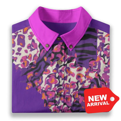 All-Over Print Men’s Breathable Shirt|140GSM Slub Cotton