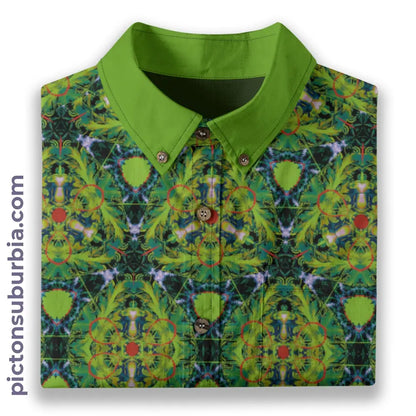 All-Over Print Men’s Breathable Shirt|140GSM Slub Cotton