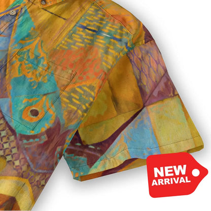 All-Over Print Men’s Breathable Shirt|140GSM Slub Cotton