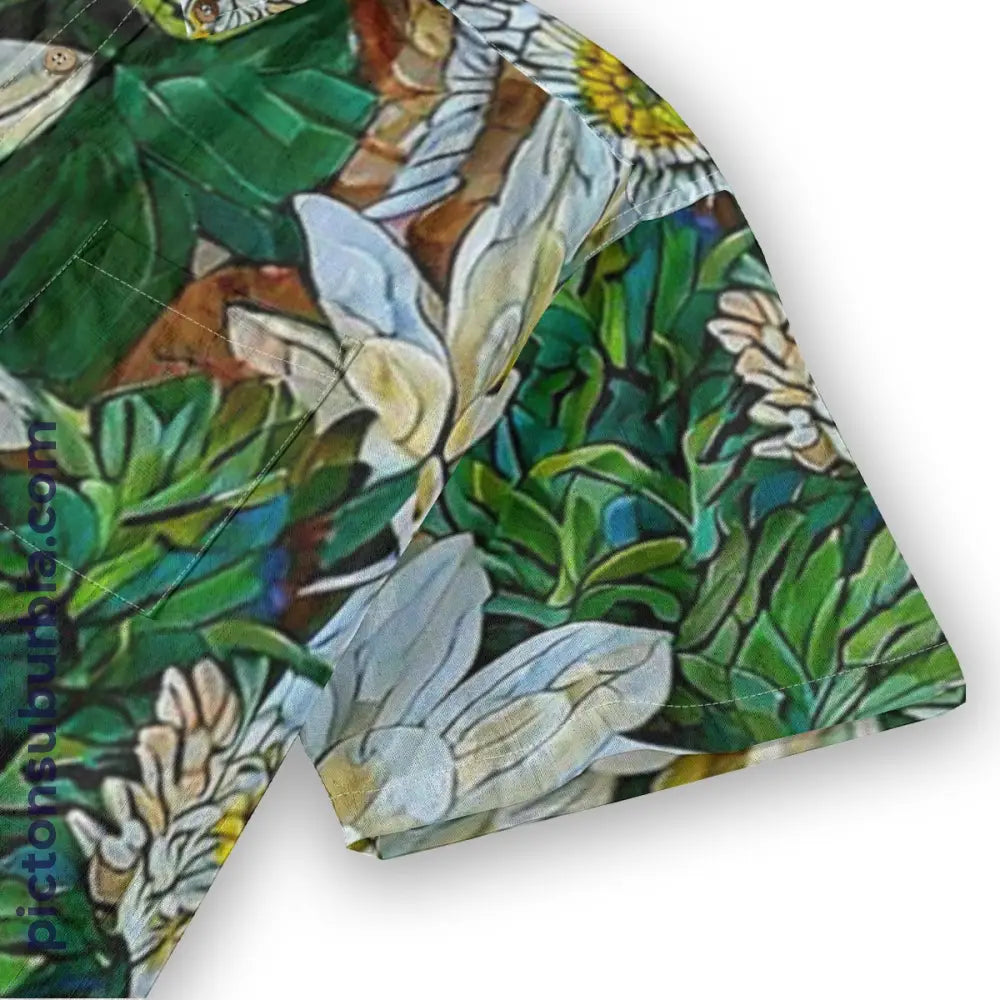 All-Over Print Men’s Breathable Shirt|140GSM Slub Cotton