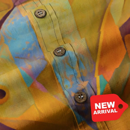 All-Over Print Men’s Breathable Shirt|140GSM Slub Cotton