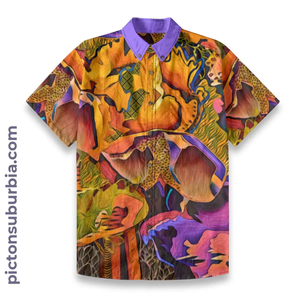 All-Over Print Men’s Breathable Shirt|140GSM Slub Cotton