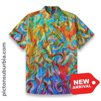 All-Over Print Men’s Breathable Shirt|140GSM Slub Cotton