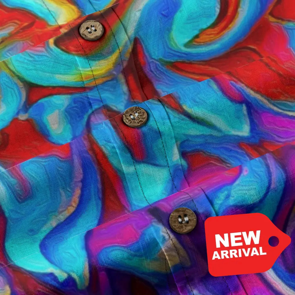 All-Over Print Men’s Breathable Shirt|140GSM Slub Cotton
