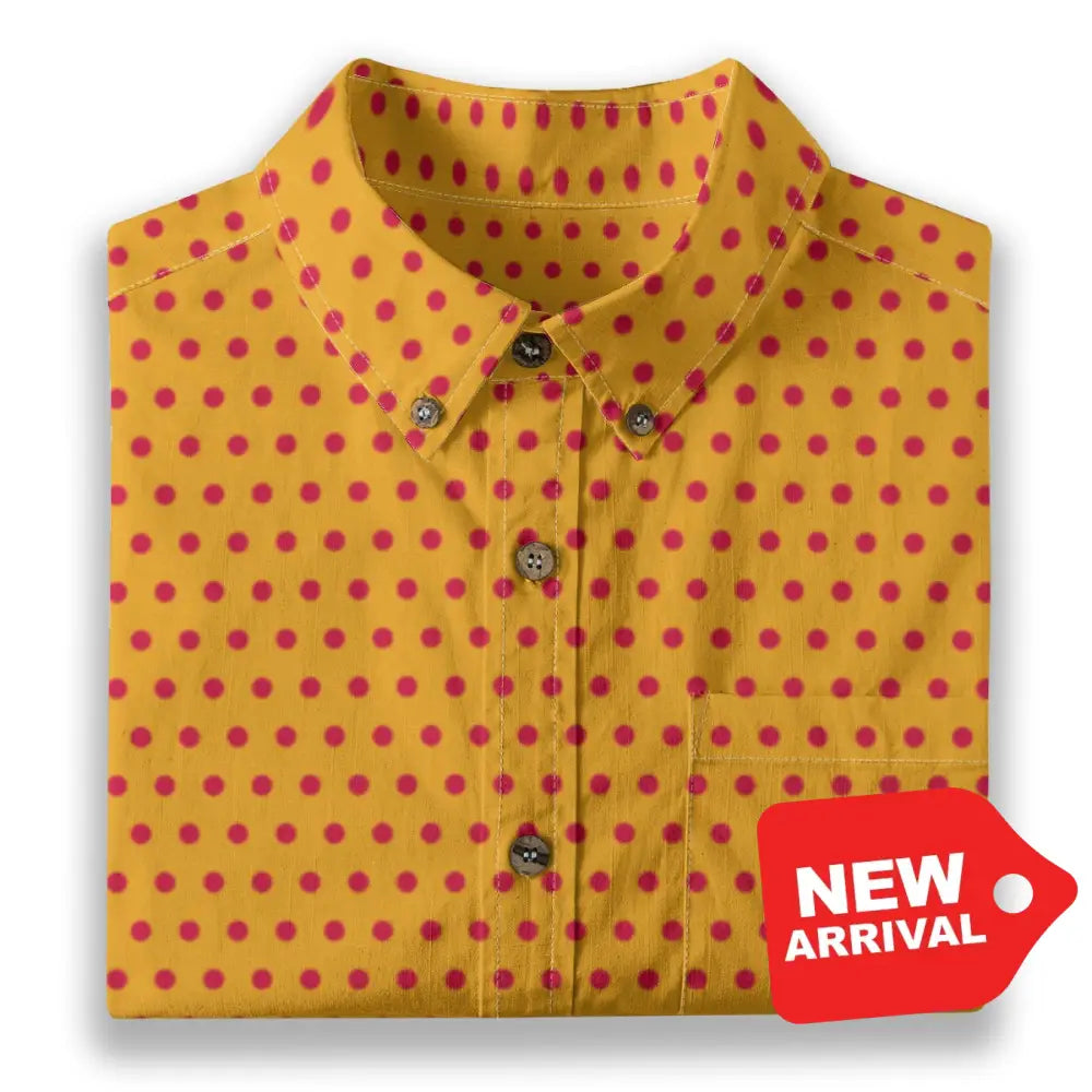 All-Over Print Men’s Breathable Shirt|140GSM Slub Cotton