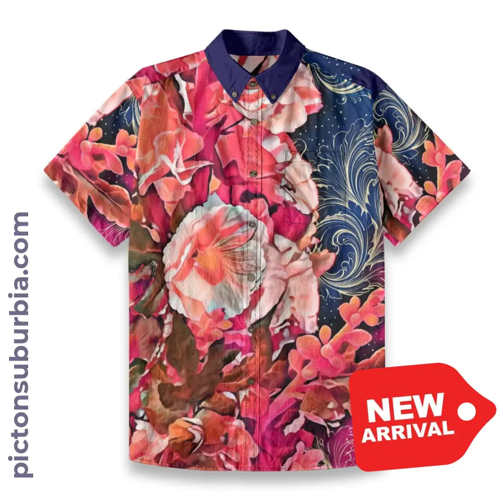 All-Over Print Men’s Breathable Shirt|140GSM Slub Cotton
