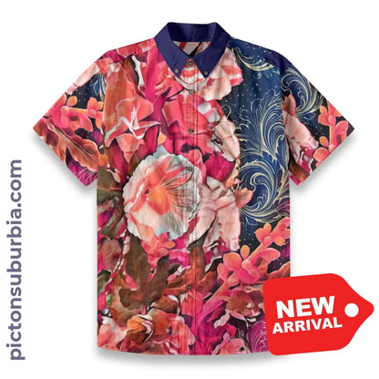 All-Over Print Men’s Breathable Shirt|140GSM Slub Cotton