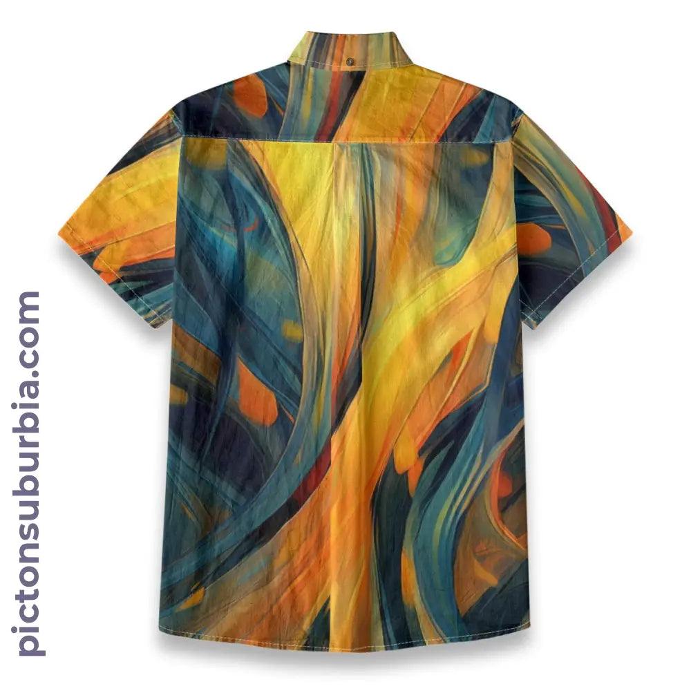 All-Over Print Men’s Breathable Shirt|140GSM Slub Cotton