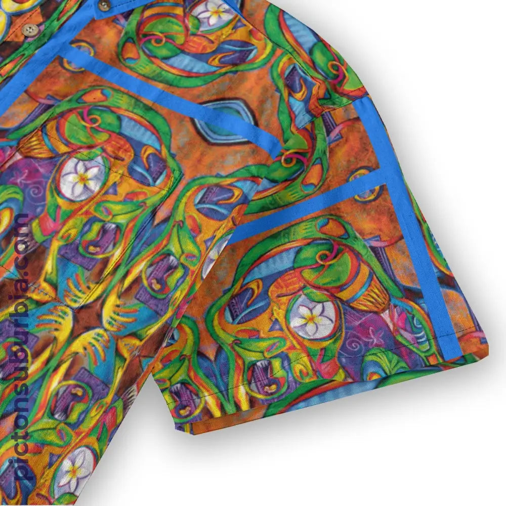 All-Over Print Men’s Breathable Shirt|140GSM Slub Cotton