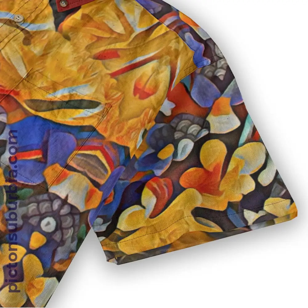 All-Over Print Men’s Breathable Shirt|140GSM Slub Cotton
